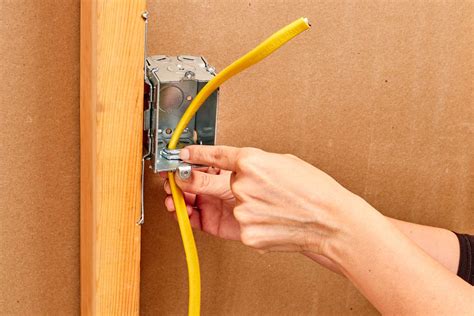 how to secure an electrical box|metal electrical box installation.